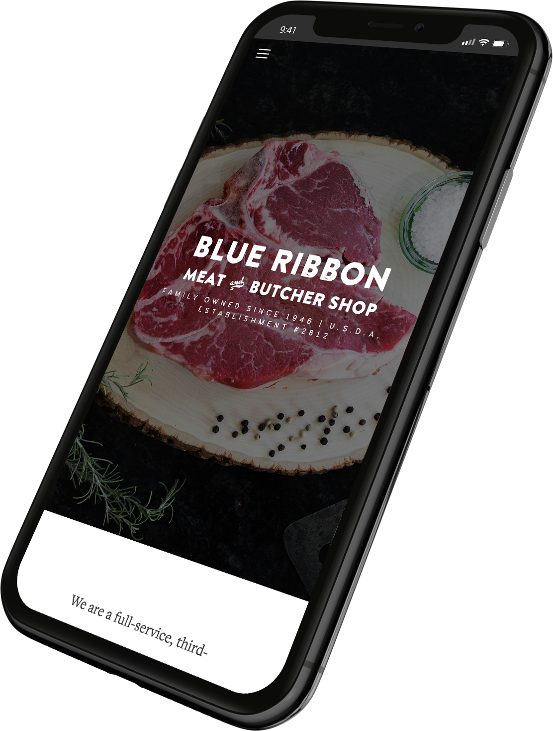 Blue Ribbon Phone Example